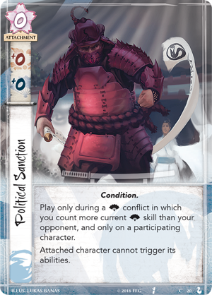 Legend of the Five Rings : The Card Game - Masters of the Court Clan Pack